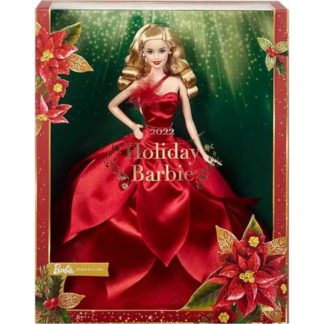 Κούκλα Barbie Holiday συλλεκτική ξανθιά (HBY03)