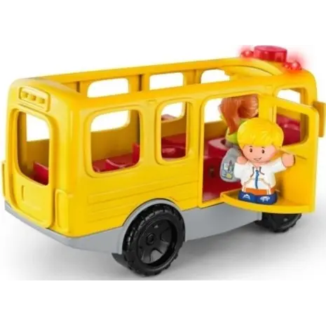 Όχημα Σχολικό με Μουσική Fisher Price Little People (Μιλάει Ελληνικά)  (HDJ25)