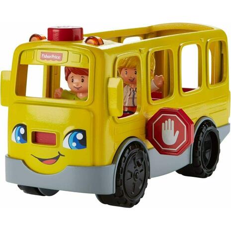 Όχημα Σχολικό με Μουσική Fisher Price Little People (Μιλάει Ελληνικά)  (HDJ25)