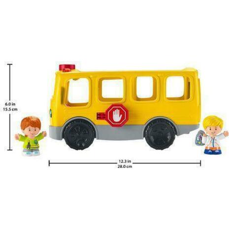 Όχημα Σχολικό με Μουσική Fisher Price Little People (Μιλάει Ελληνικά)  (HDJ25)