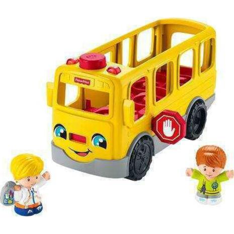 Όχημα Σχολικό με Μουσική Fisher Price Little People (Μιλάει Ελληνικά)  (HDJ25)