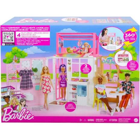 Κουκλόσπιτο Βαλιτσάκι Barbie (HCD47)