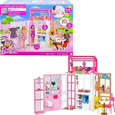 Κουκλόσπιτο Βαλιτσάκι Barbie (HCD47)