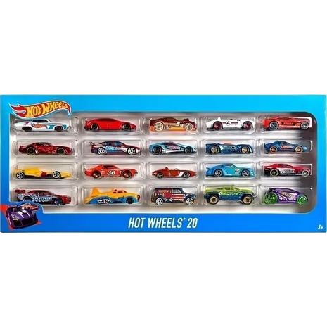 Αυτοκινητάκια Hot Wheels σετ 20 τεμαχίων σε διάφορα σχέδια (H7045)