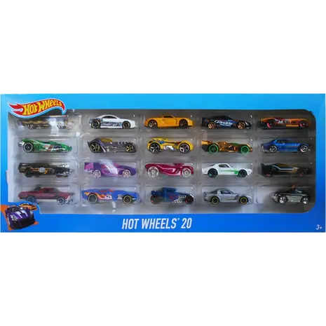 Αυτοκινητάκια Hot Wheels σετ 20 τεμαχίων σε διάφορα σχέδια (H7045)