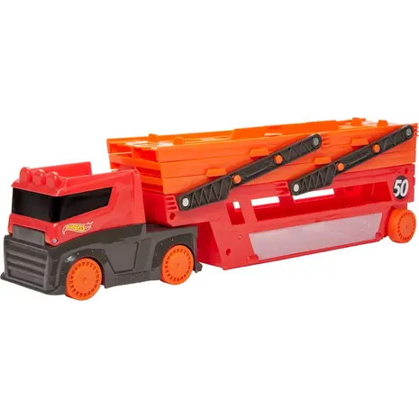 Hot Wheels Νέα νταλίκα γκαράζ 6 επιπέδων (GHR48)