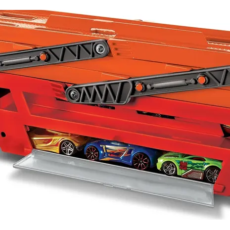 Hot Wheels Νέα νταλίκα γκαράζ 6 επιπέδων (GHR48)