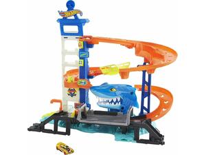 Πίστα Hot Wheels City γκαράζ με καρχαρία (HDP06)