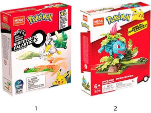 Τουβλάκια Mega blocks Pokemon - power packs σε διάφορα σχέδια (GDW29)