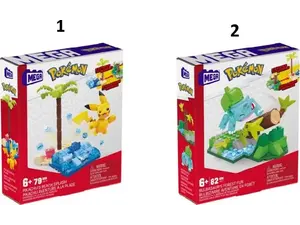 Τουβλάκια Mega bloks - Mega Pokemon -Adventure Builder - φιγούρα & αξεσουάρ σε διάφορα σχέδια (HDL75)