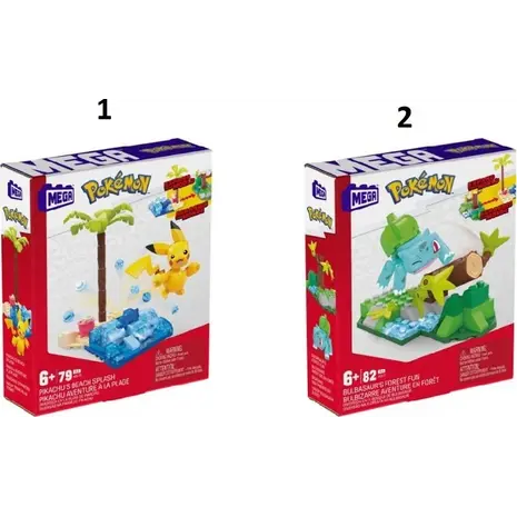 Τουβλάκια Mega bloks - Mega Pokemon -Adventure Builder - φιγούρα & αξεσουάρ σε διάφορα σχέδια (HDL75)