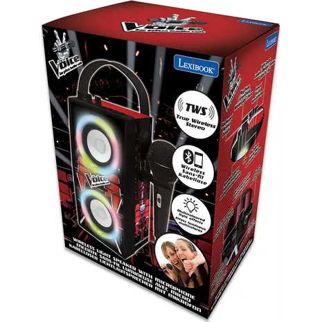 Ηχείο Φορητό Bluetooth Καραόκε The Voice Lexibook (BTP180TVZ)