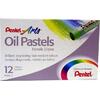 Λαδοπαστέλ Pentel Arts συσκευασία 12 χρωμάτων (Διάφορα χρώματα)