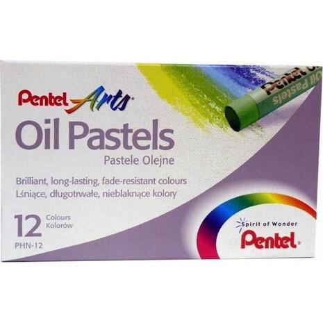 Λαδοπαστέλ Pentel Arts συσκευασία 12 χρωμάτων (Διάφορα χρώματα)