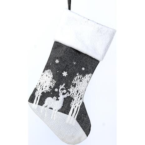 Χριστουγεννιάτικη διακοσμητική κάλτσα 53cm - Ανακάλυψε όλα τα Xριστουγεννιάτικα Eίδη για να είσαι έτοιμος έως τα Χριστούγεννα από το Oikonomou-shop.gr.