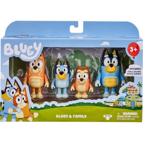 Φιγούρες Bluey S2 W4 σε διάφορα σχέδια (συσκευασία 4 τεμαχίων)