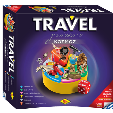 Επιτραπέζιο Travel Γνώσεων Κόσμος - Ανακάλυψε Επιτραπέζια παιχνίδια για παιδιά, ενήλικους και για όλη την οικογένεια από το Oikonomou-shop.gr.