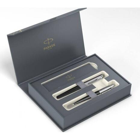 Σετ κασετίνα δώρου Parker Πένα & Στυλό Jotter Core Bond Street Black CT (FP+BP)