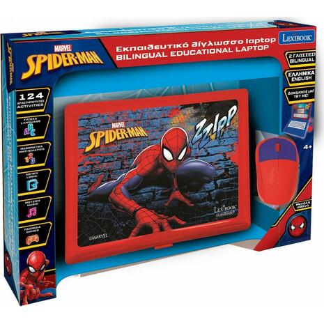 Εκπαιδευτικό δίγλωσσο Laptop Spiderman Lexibook (JC598SPi8)