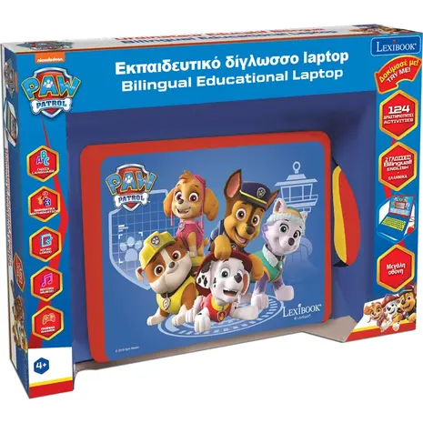 Εκπαιδευτικό δίγλωσσο Laptop Paw Patrol Lexibook (JC598PAi8)