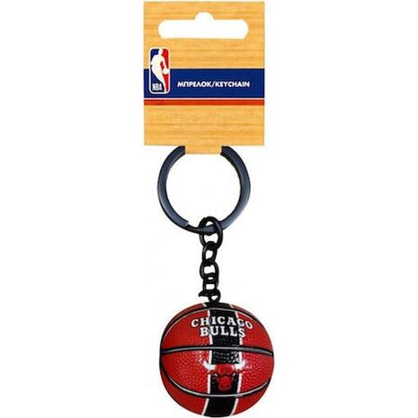 Μπρελόκ κλειδιών μπάλα 3D BMU NBA Chicago Bulls (558-51512)