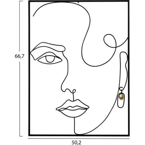 Διακοσμητικό τοίχου μεταλλικό 50.2x66.7x3.2cm μαύρο HM7549 - Ανακάλυψε μοντέρνα Διακοσμητικά Σπιτιού, Κάδρα-Πίνακες και Έπιπλα για κάθε γούστο για να διακοσμήσεις το σπίτι ή το γραφείο σου όπως το ονειρεύεσαι από το Oikonomou-shop.gr