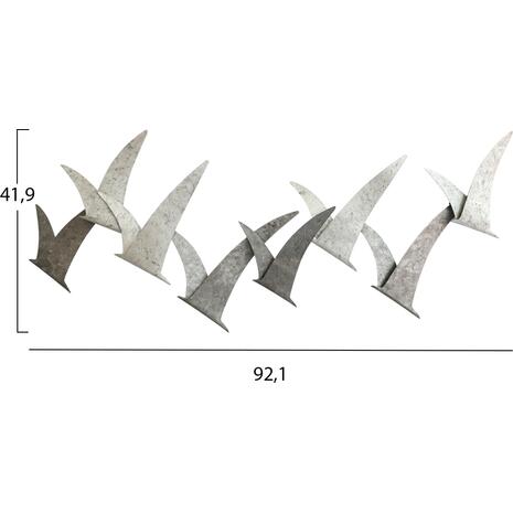 Διακοσμητικό τοίχου μεταλλικό 92.1x41.9x4.4cm HM7553 - Ανακάλυψε μοντέρνα Διακοσμητικά Σπιτιού, Κάδρα-Πίνακες και Έπιπλα για κάθε γούστο για να διακοσμήσεις το σπίτι ή το γραφείο σου όπως το ονειρεύεσαι από το Oikonomou-shop.gr