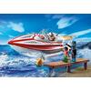 Playmobil Sports And Action Αγωνιστικό Ταχύπλοο Σκάφος Με Μοτέρ (70744)