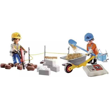 Playmobil City Action Maxi Βαλιτσάκι Τεχνικά Έργα (70528)