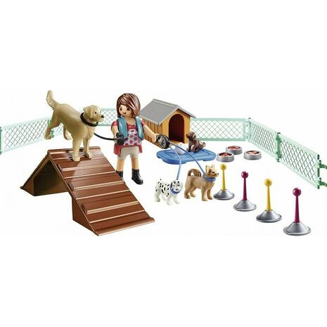 Playmobil City Life Gift Set Εκπαιδεύτρια Σκύλων (70676)