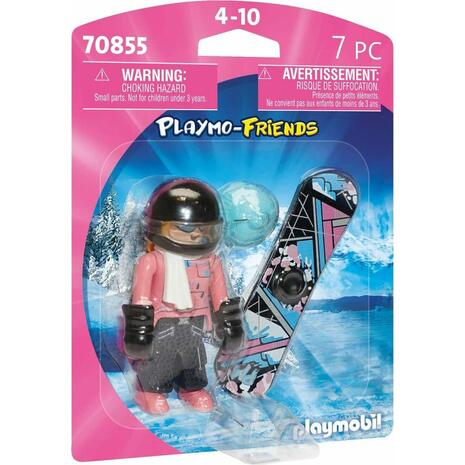 Playmobil Playmo-Friends Αθλήτρια Snowboard (70855)