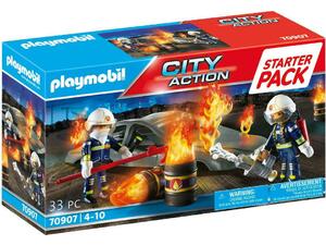 Playmobil City Action Starter Pack Άσκηση Πυροσβεστικής (70907)