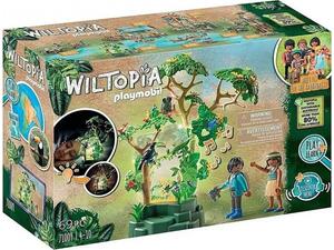 Playmobil Wiltopia Φωτιζόμενο Τροπικό Δέντρο και Εξερευνητές (71009)