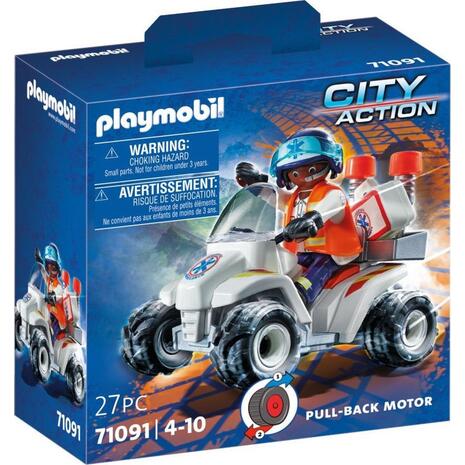 Playmobil City Action Διασώστρια Με Γουρούνα 4X4 (71091)