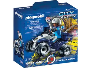 Playmobil City Action Αστυνομικός Με Γουρούνα 4X4 (71092)