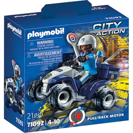 Playmobil City Action Αστυνομικός Με Γουρούνα 4X4 (71092)