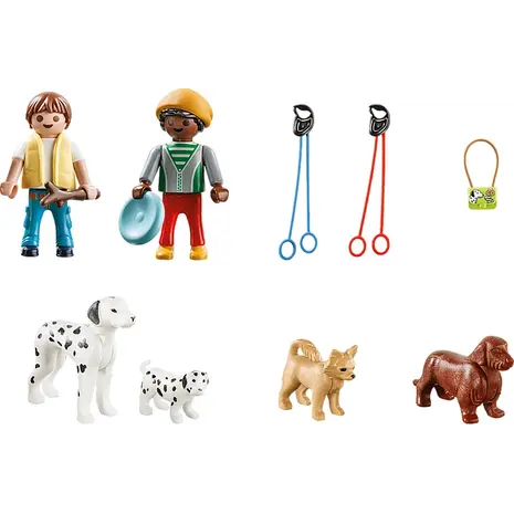 Playmobil City Life Βαλιτσάκι Βόλτα Με Σκυλάκια (70530)