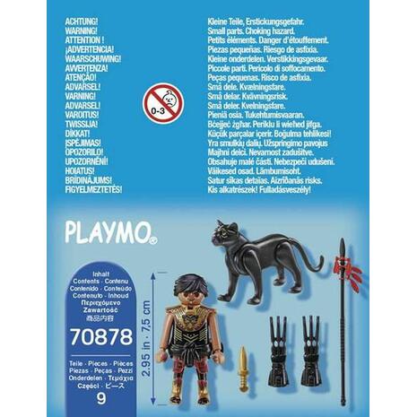 Playmobil City Life Special Plus Πολεμιστής Με Μαύρο Πάνθηρα (70878)