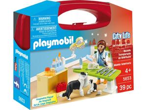 Playmobil Βαλιτσάκι Επίσκεψη Στον Κτηνίατρο (5653)