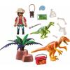 Playmobil Maxi Βαλιτσάκι Εξερευνητής Και Δεινόσαυροι (70108)