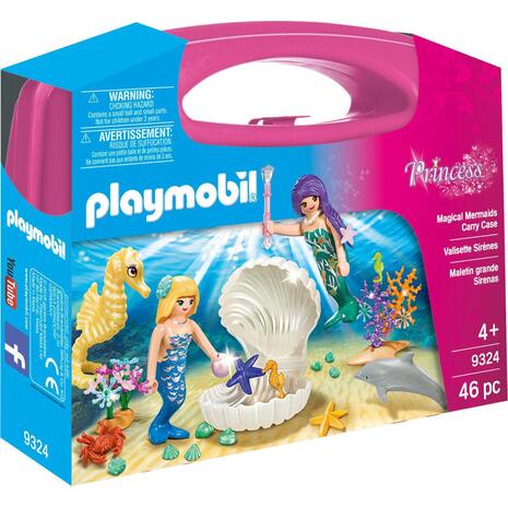 Playmobil Family Fun Maxi Βαλιτσάκι Γοργόνες Με Κοχύλι (9324)