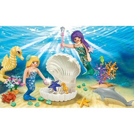 Playmobil Family Fun Maxi Βαλιτσάκι Γοργόνες Με Κοχύλι (9324)