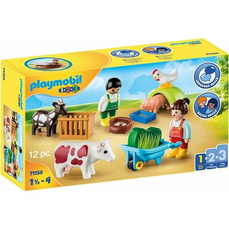 Playmobil 1.2.3 Διασκέδαση στη Φάρμα (71158)