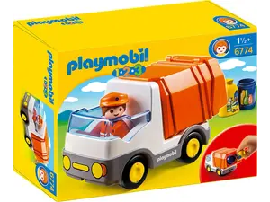 Playmobil 1.2.3 Απορριμματοφόρο όχημα (6774)