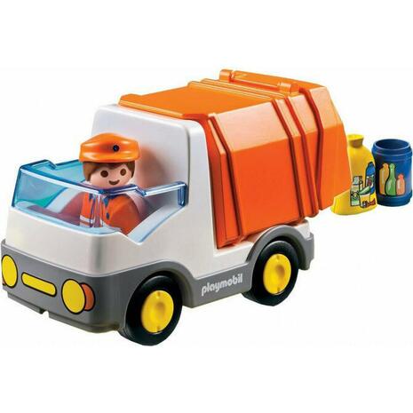 Playmobil 1.2.3 Απορριμματοφόρο όχημα (6774)