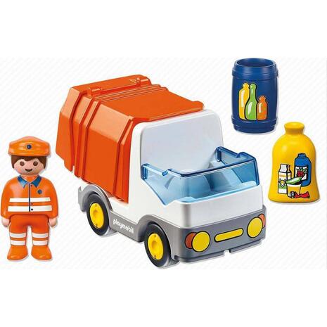 Playmobil 1.2.3 Απορριμματοφόρο όχημα (6774)