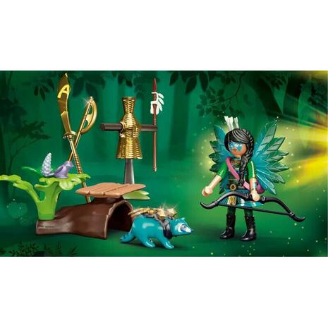 Playmobil Ayuma Starter Pack Knight Fairy Με Ρακούν (70905)