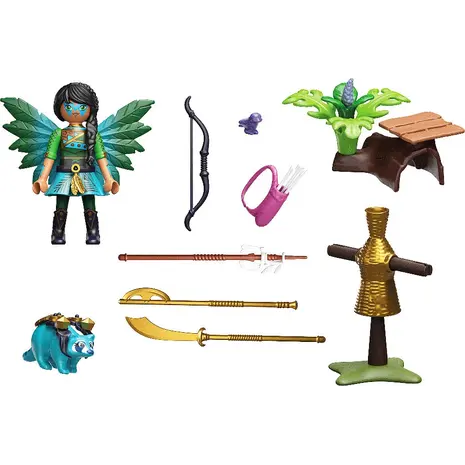 Playmobil Ayuma Starter Pack Knight Fairy Με Ρακούν (70905)