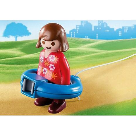 Playmobil 1.2.3 Τρενάκι Με Βαγόνι-Σκυλάκι (70406)