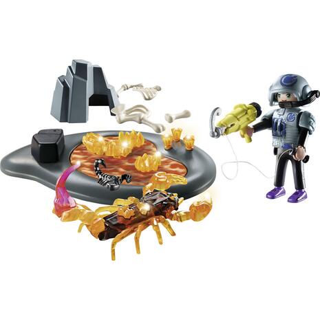 Playmobil Dino Rise Starter Pack Πολεμώντας τον Σκορπιό της Φωτιάς (70909)